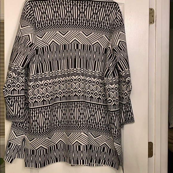 Ruby Road black & white sweater/jacket - Picture 5 of 6